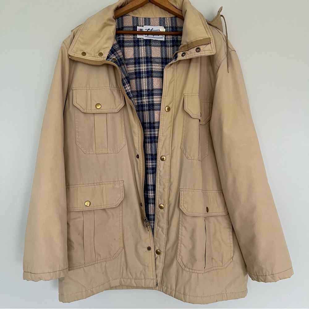 Fleece Lined Cargo Parka
